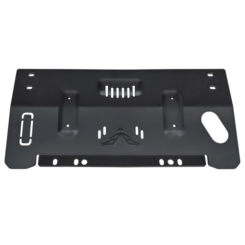 Защита Falcon радиатора, картера, РК, КПП для Toyota Land Cruiser 70 (дизель 2.8T/4.0L/4.5T (2016-2023), со штатной лебедкой), алюм. 8 мм