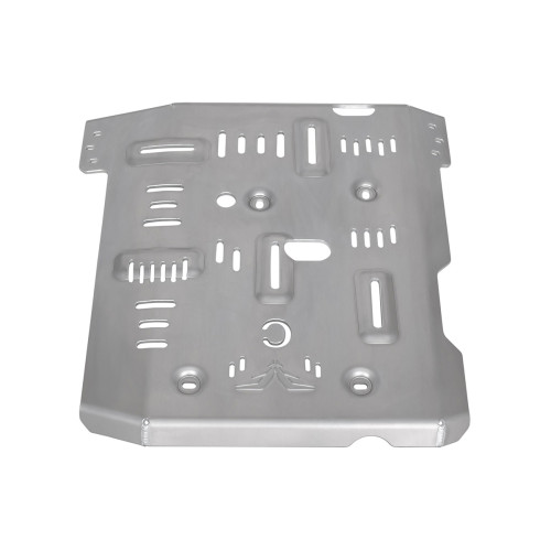 Защита Falcon радиатора, картера, РК, КПП для Toyota Land Cruiser 70 (дизель 2.8T/4.0L/4.5T (2016-2023), со штатной лебедкой), алюм. 8 мм