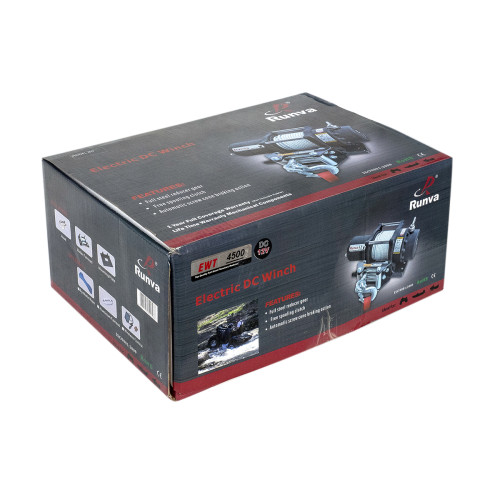 Лебёдка электрическая 12V Runva 4500A lbs