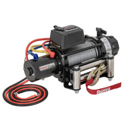 Лебёдка автомобильная электрическая 12V Runva 9500 lbs 4350 кг влагозащищенная, стальной трос