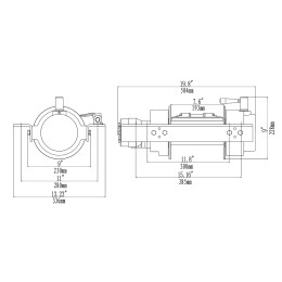 Лебёдка гидравлическая Runva 10000 lbs 4536 кг