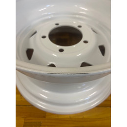 Диск усиленный УАЗ стальной белый 5x139,7 8xR15 d110 ET-19 (треуг. мелкий) (уценка)