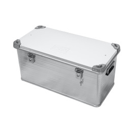 Ящик алюминиевый РИФ усиленный с замком 782х385х379 мм (ДхШхВ) (уценка)