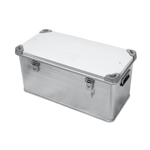 Ящик алюминиевый РИФ усиленный с замком 782х385х379 мм (ДхШхВ) (уценка)