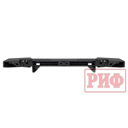 Бампер РИФ силовой задний УАЗ Хантер с фонарями, возможностью установки фаркопа, лифт 65 мм