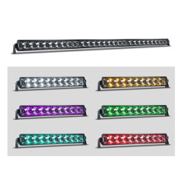 Светодиодная фара дальнего света AURORA 1270 мм 375W с RGB подсветкой