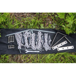 Маркиза автомобильная РИФ комбинированная (прямоугольная с веерной частью) 2,5х2,5 м (правая)