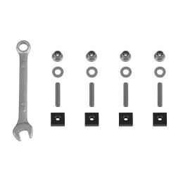 Крышка кузова РИФ для Foton Tunland G7, роллета раздвижная, алюминиевая, черная