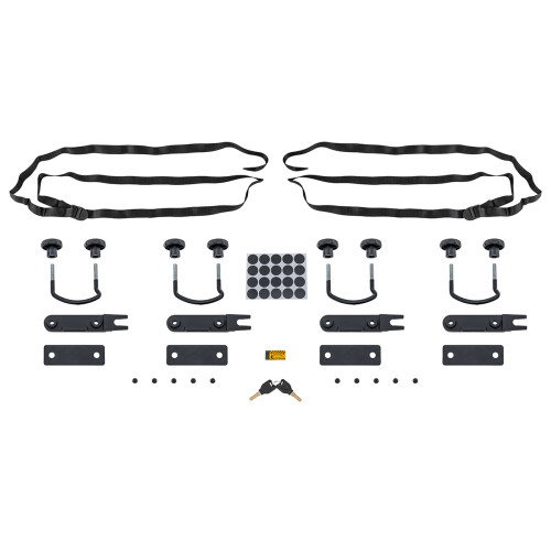 Бокс автомобильный на крышу Pentair RESORT 380 л черный глянец, двусторонний