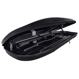 Бокс автомобильный на крышу Pentair RESORT 380 л черный глянец, двусторонний