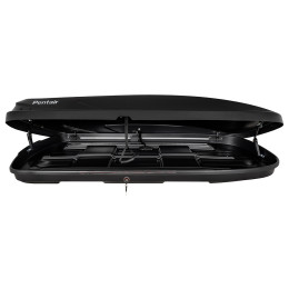 Бокс автомобильный на крышу Pentair RESORT 380 л черный глянец, двусторонний