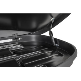 Бокс автомобильный на крышу Pentair RESORT 380 л черный глянец, двусторонний