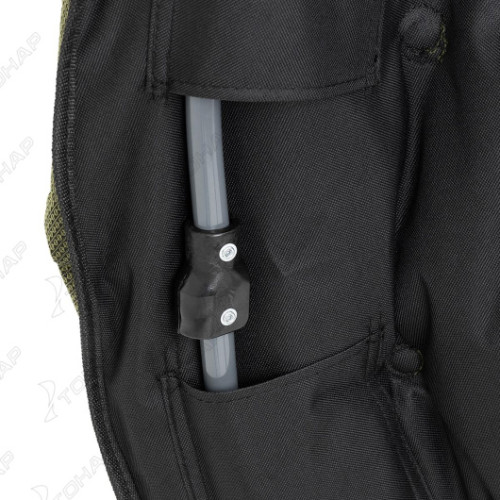 Кресло складное Helios круглое, до 150 кг, зеленое