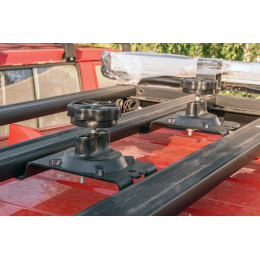 Кронштейны для крепления экспедиционной канистры к алюминиевому багажнику (платформе) РИФ