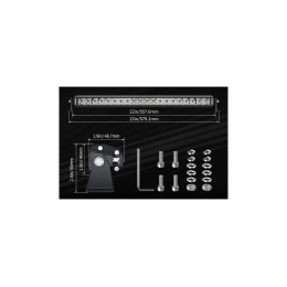 Светодиодная фара комбинированного света AURORA 508 мм 100W LED