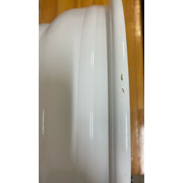 Диск усиленный УАЗ стальной белый 5x139,7 8xR16 d110 ET-19 (треугольник мелкий)