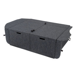 Органайзер для Mitsubishi Pajero IV (2 выдвижн.ящика+спальник) под сабвуфер