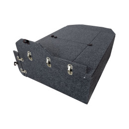 Органайзер для Mitsubishi Pajero IV (2 выдвижн.ящика+спальник) под сабвуфер