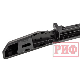 Бампер РИФ силовой задний УАЗ Буханка с фонарями, возможностью установки фаркопа, лифт 65 мм