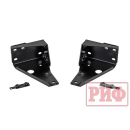 Бампер РИФ силовой задний УАЗ Буханка с фонарями, возможностью установки фаркопа, лифт 65 мм