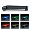 Светодиодная фара водительского света AURORA 254 мм 50W LED с RGB подсветкой