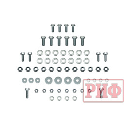 Бампер РИФ силовой передний для ГАЗ Соболь NN под штатные фары, стандарт