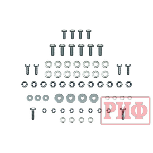 Бампер РИФ силовой передний для ГАЗ Соболь NN под штатные фары, стандарт