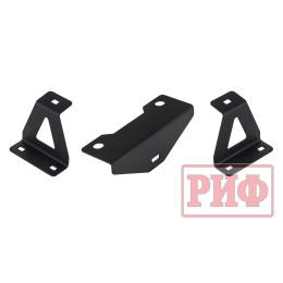 Бампер РИФ силовой передний для ГАЗ Соболь NN под штатные фары, стандарт