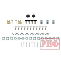 Бампер РИФ силовой передний для ГАЗ Соболь NN под штатные фары, стандарт