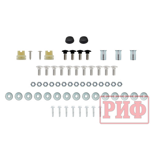 Бампер РИФ силовой передний для ГАЗ Соболь NN под штатные фары, стандарт
