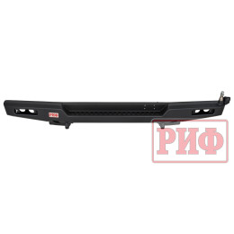 Бампер РИФ силовой задний для ГАЗ Соболь NN с фонарями, калиткой, возможностью установки фаркопа, стандарт