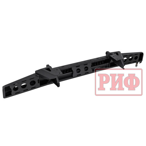 Бампер РИФ силовой задний для ГАЗ Соболь NN с фонарями, калиткой, возможностью установки фаркопа, стандарт