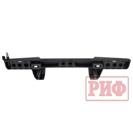Бампер РИФ силовой задний для ГАЗ Соболь NN с фонарями, калиткой, возможностью установки фаркопа, стандарт
