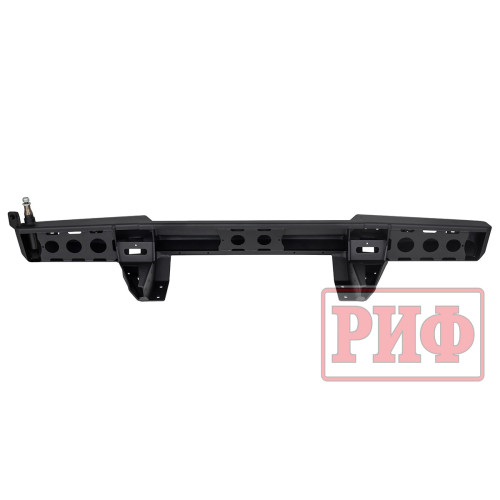 Бампер РИФ силовой задний для ГАЗ Соболь NN с фонарями, калиткой, возможностью установки фаркопа, стандарт