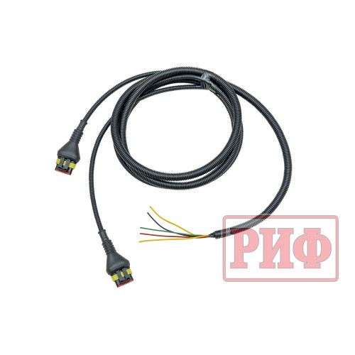 Бампер РИФ силовой задний для ГАЗ Соболь NN с фонарями, калиткой, возможностью установки фаркопа, стандарт