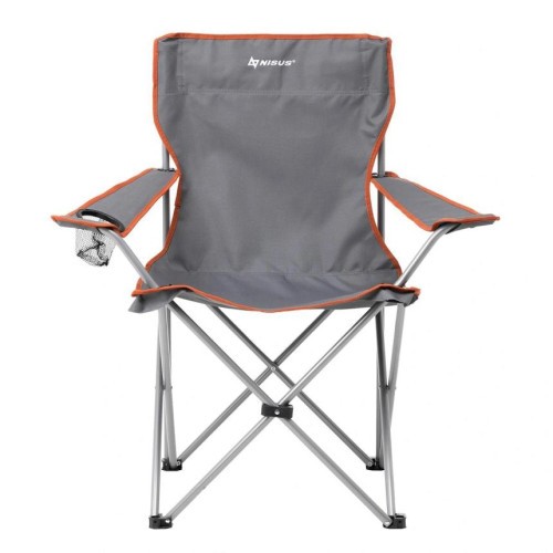 Кресло NISUS складное, до 100 кг., серое