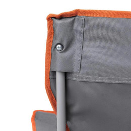 Кресло NISUS складное, до 100 кг., серое