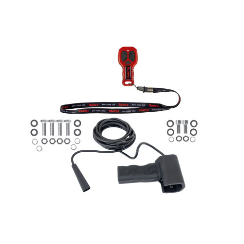 Лебёдка автомобильная электрическая 12V Runva 11000 lbs 5000 кг (влагозащищенная) синтетический трос