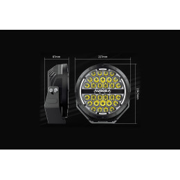 Светодиодные фары комбинированного света AURORA 229 мм 150W LED