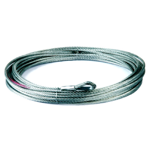 Трос стальной оцинкованный для лебёдки 9 мм x 20 м