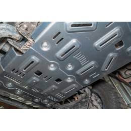 Защита Falcon радиатора, картера, РК, КПП для Tank 300 Off-road version, базовая, алюм. 8 мм