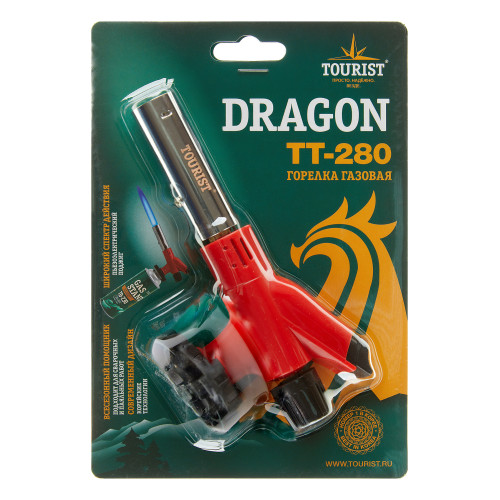 Резак газовый TOURIST DRAGON, с пьезоподжигом