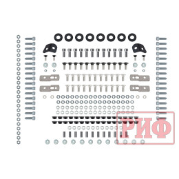Багажник экспедиционный (платформа) алюминиевый РИФ 1600x2650 мм для ГАЗ Соболь NN с вставкой RIF108-16572 (2 места)
