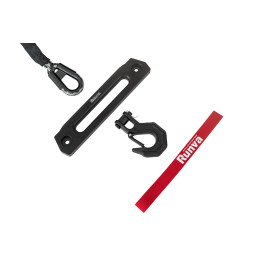 Лебёдка автомобильная электрическая 12V Runva EWXT10000FSR 4500 кг синтетический трос