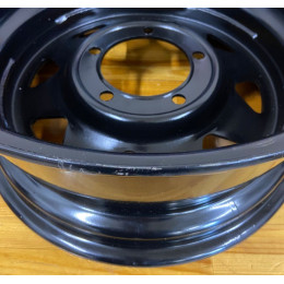 Диск усиленный УАЗ стальной черный 5x139,7 7xR16 d110 ET+15 (треугольник мелкий)