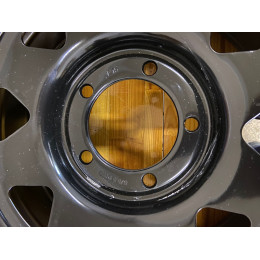 Диск усиленный УАЗ стальной черный 5x139,7 7xR16 d110 ET+15 (треугольник мелкий)