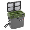 Ящик рыболовный зимний HELIOS, 19 л, серый/хаки