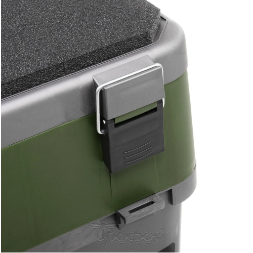 Ящик рыболовный зимний HELIOS, 19 л, серый/хаки