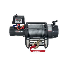 Лебёдка автомобильная электрическая 24V Runva 18000 lbs влагозащищенная, стальной трос