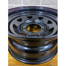 Диск усиленный УАЗ стальной черный 5x139,7 7xR15 d110 ET0 (треугольник мелкий)